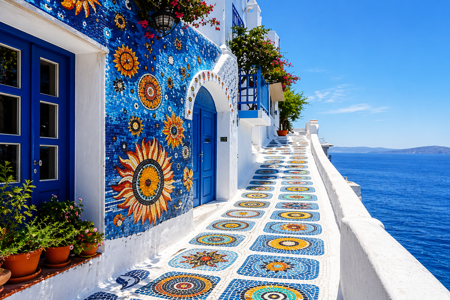 Yunan Adaları Tarihi Sokakları 01